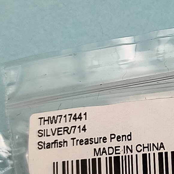 Tommy Bahama Starfish Treasure Pendant Dowarm Beads Necklace Silver Unis… - Picture 8 of 9